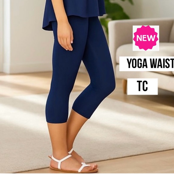 NEW Capri Leggings For Women Black White Pink & more - Picture 6 of 11